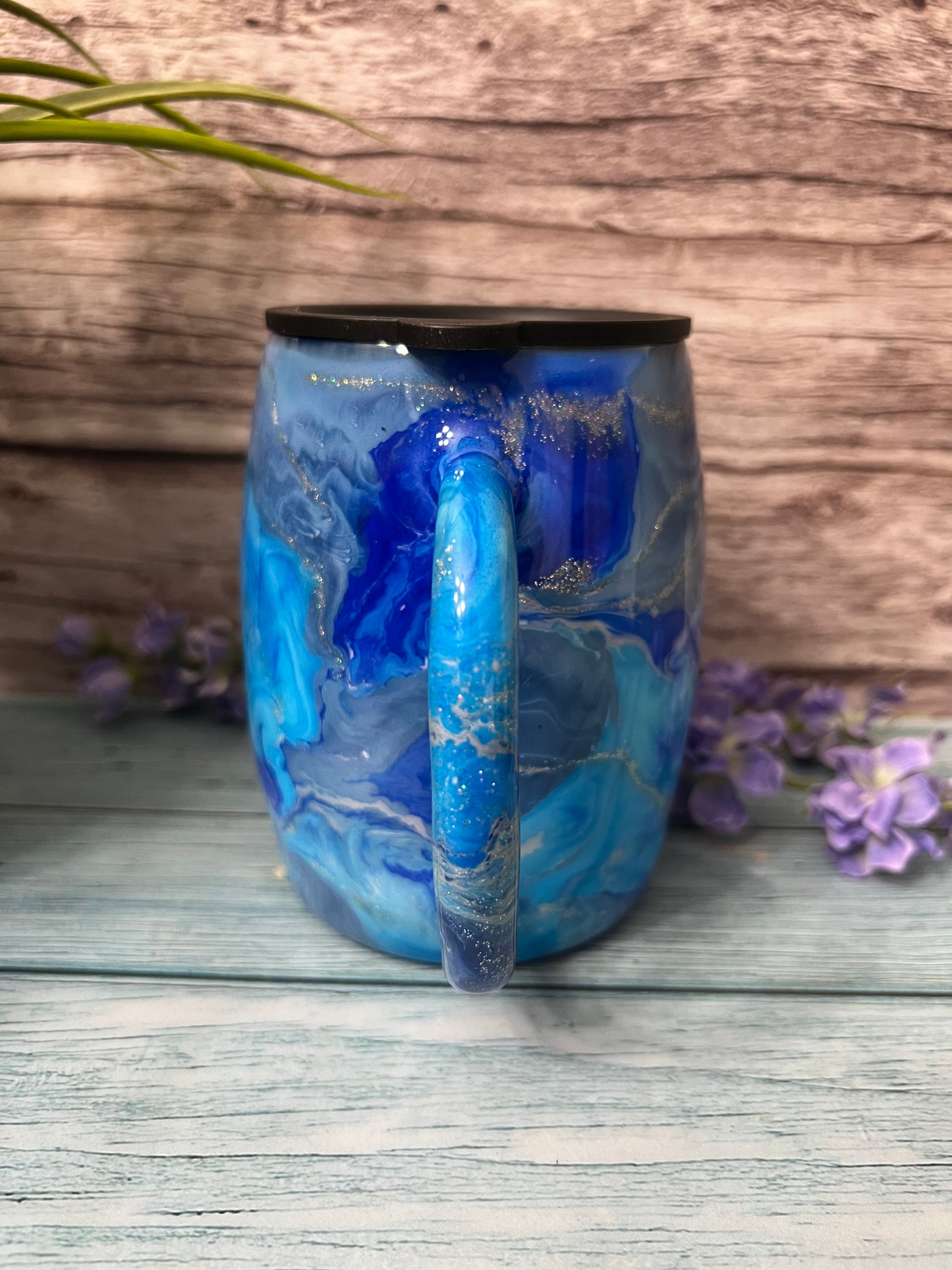 Blue Sea Handmade Custom Epoxy Tumbler