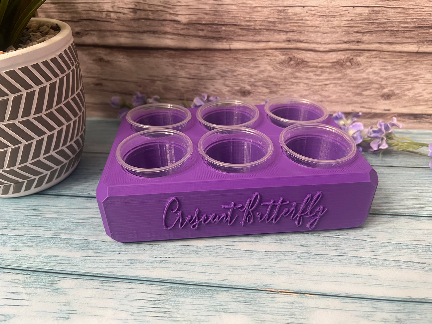 3D Printed Mixing Cup Holder -6 Count