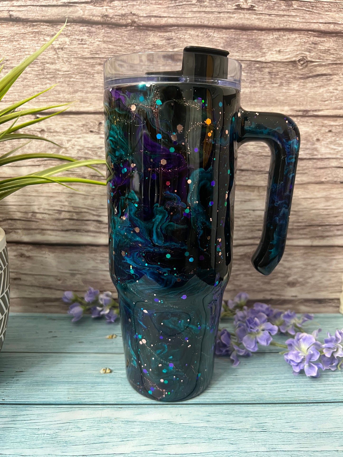 Jaded Sparkle Handmade Custom Epoxy Tumbler