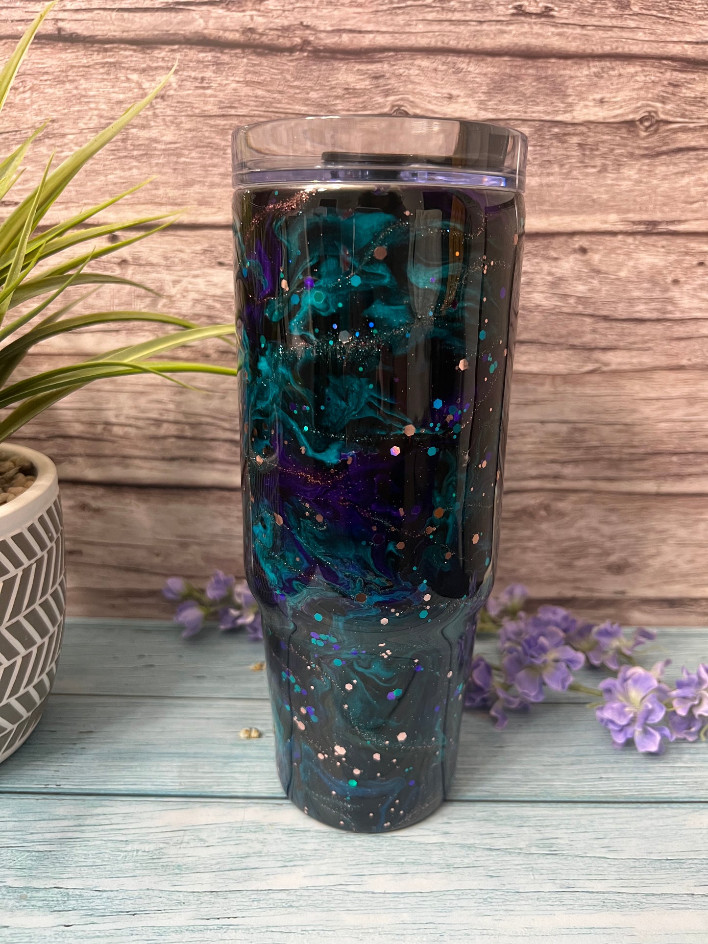 Jaded Sparkle Handmade Custom Epoxy Tumbler