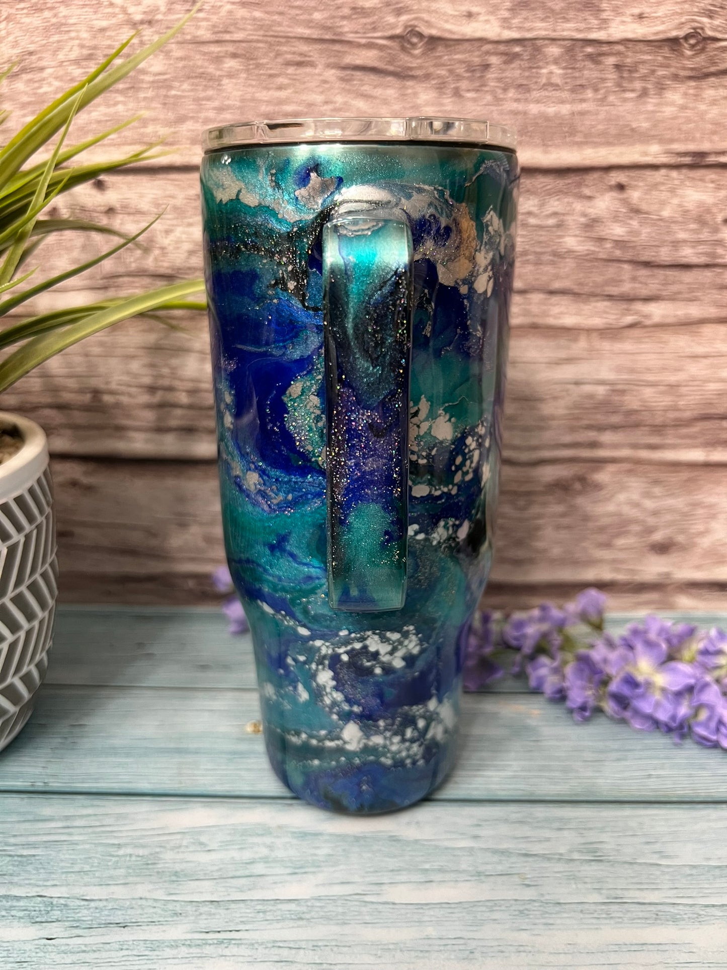 Frosty Handmade Custom Epoxy Tumbler