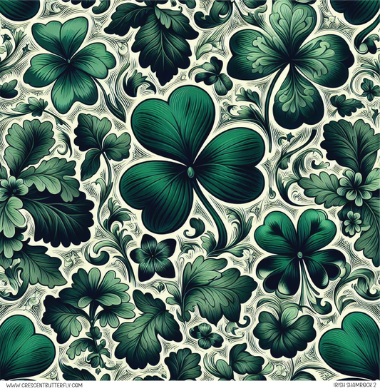 Irish Shamrock 2 Vinyl Sheet/Wrap