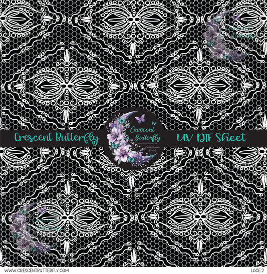 Lace 2 10x10 UV DTF Sheet