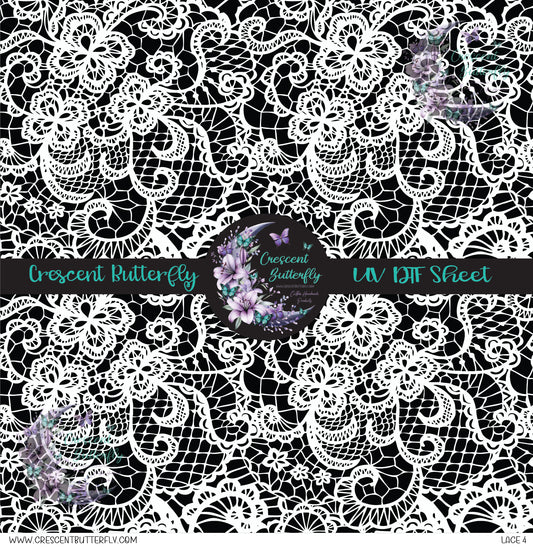 Lace 4 10x10 UV DTF Sheet
