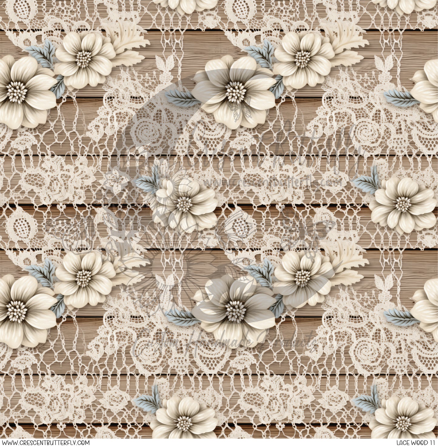 Lace Wood 11 Printed Vinyl Sheet/Wrap