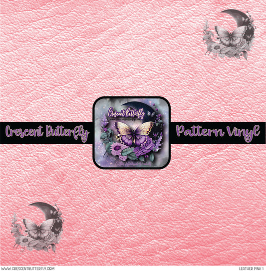 Leather Pink 1 Printed Vinyl Sheet/Wrap