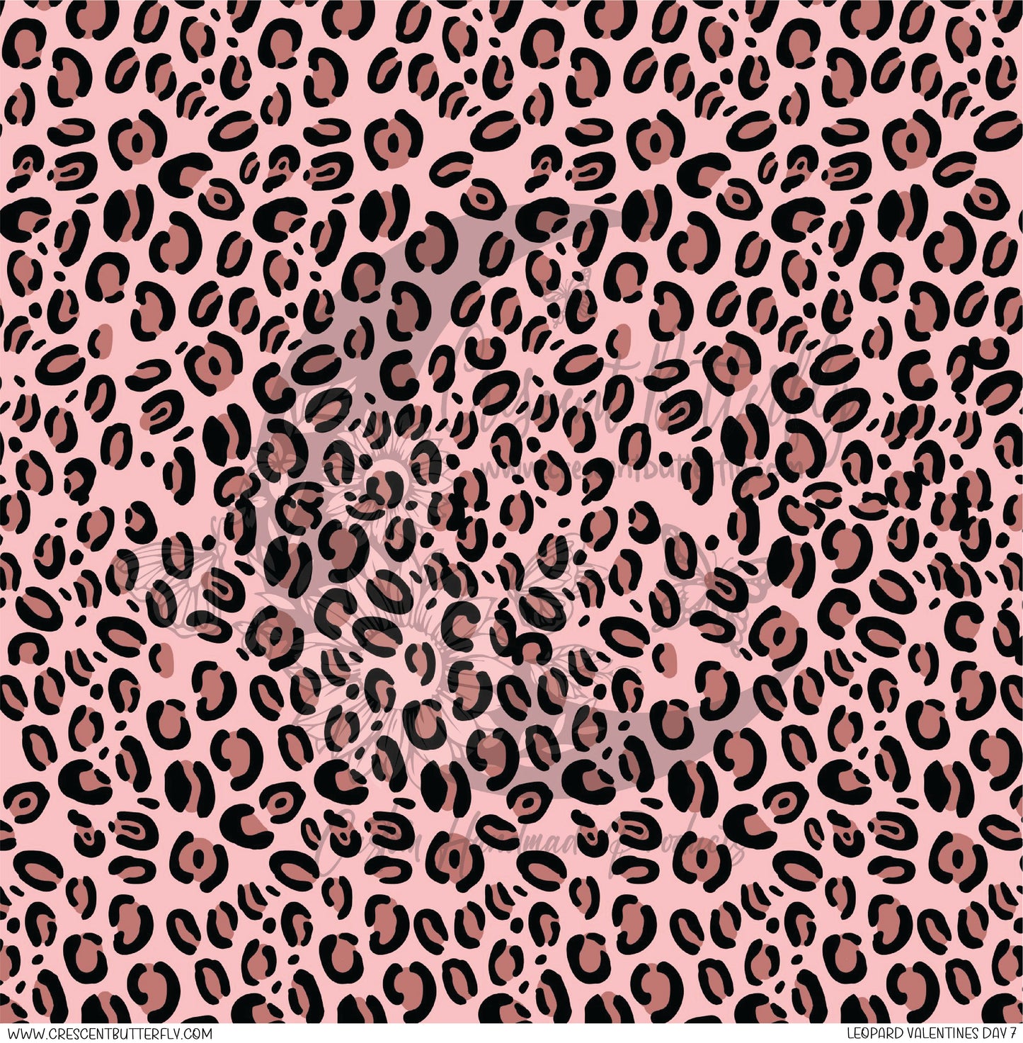 Leopard Valentines Day 7 Printed Vinyl Sheet/Wrap