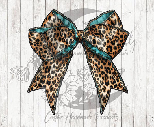 Leopard Western Bow 2 Sticker / Decal