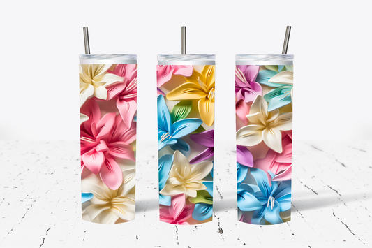 Lily Flower 4 3D Sublimation Tumbler