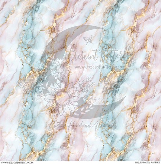 Luxury Pastel Marble 1 Printed Vinyl Sheet/Wrap