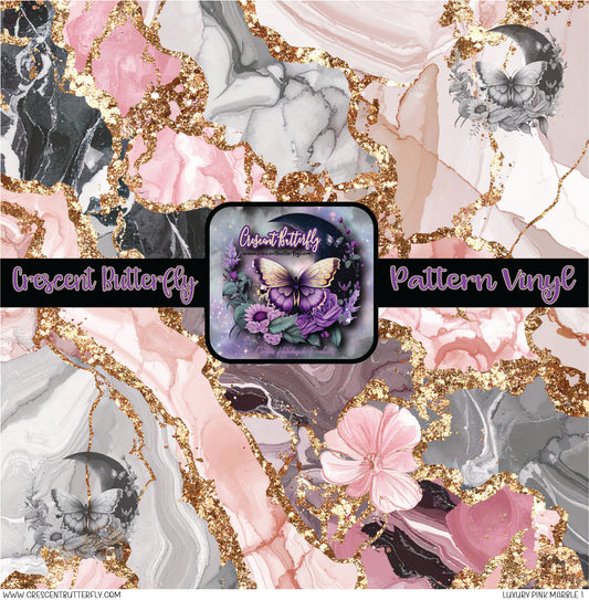Luxury Pink Marble 1 Printed Vinyl Sheet/Wrap