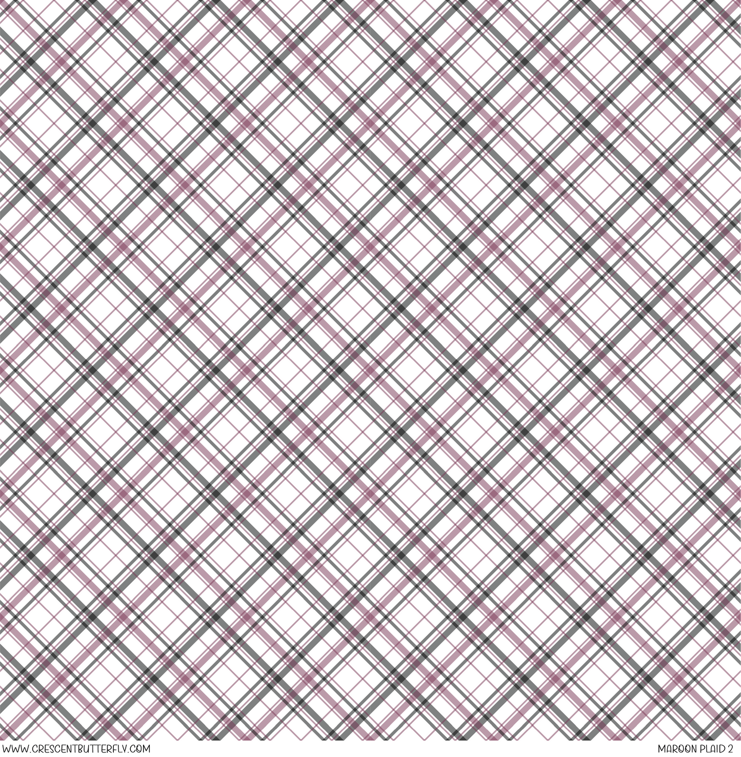 Maroon Plaid 2 Vinyl Sheet/Wrap