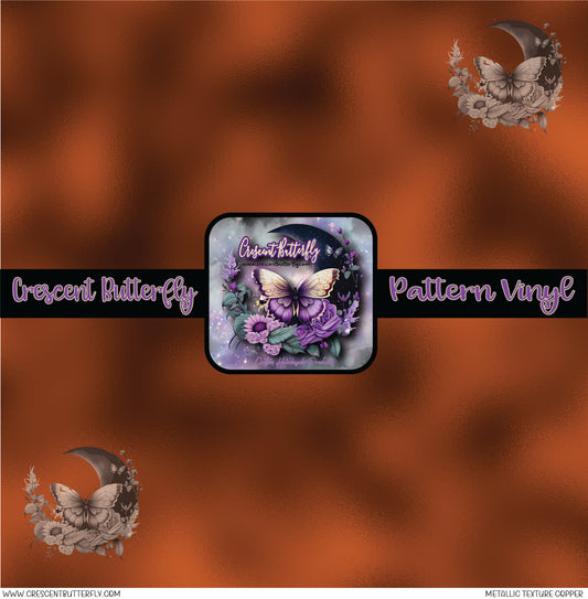 Metallic Texture Copper Printed Vinyl Sheet/Wrap