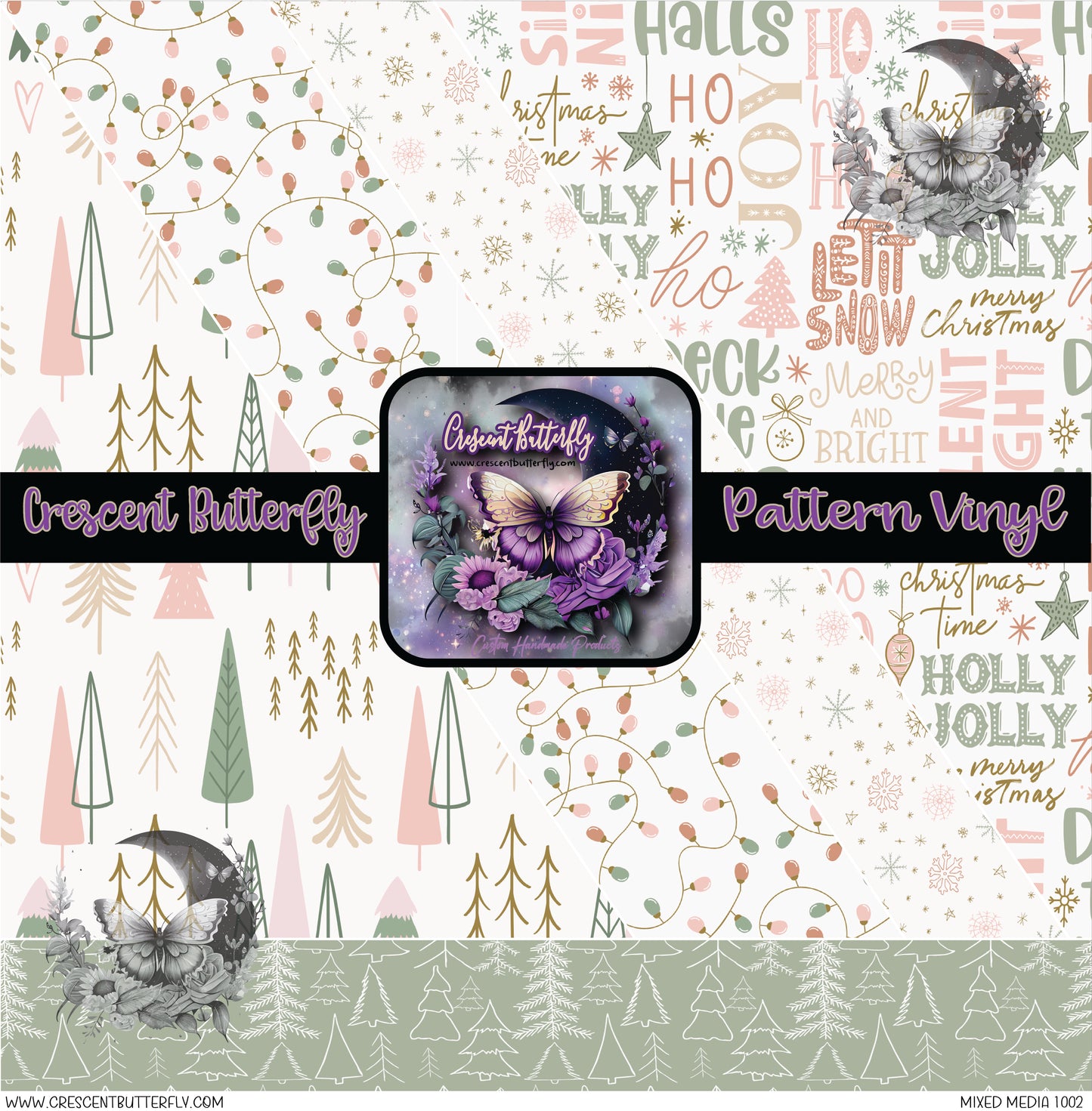 Mixed Media 1002 Printed Vinyl Sheet/Wrap