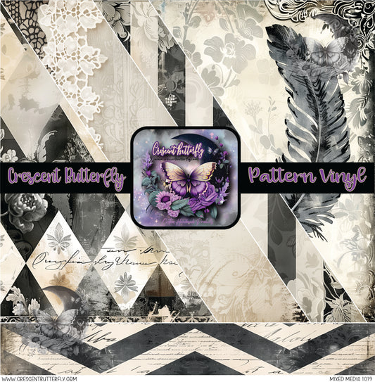 Mixed Media 1019 Printed Vinyl Sheet/Wrap