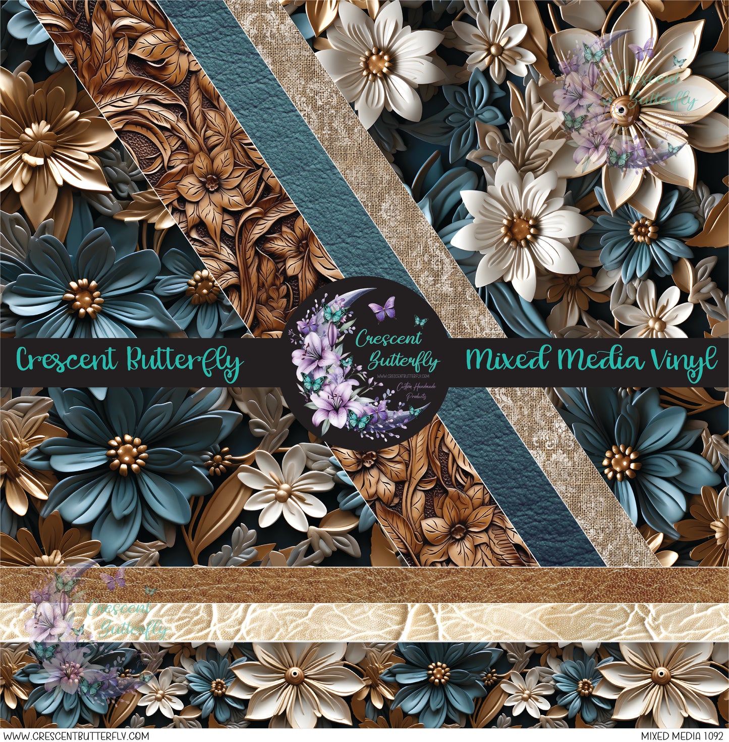 Mixed Media 1092 Printed Vinyl Sheet/Wrap