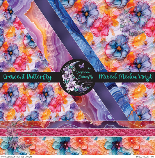 Mixed Media 1099 Printed Vinyl Sheet/Wrap