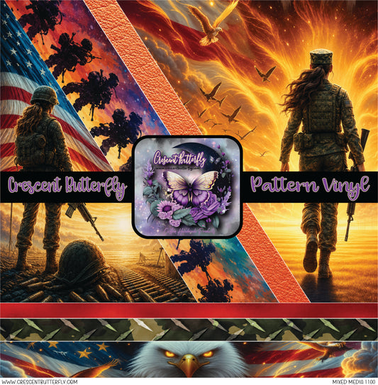 Mixed Media 1100 Printed Vinyl Sheet/Wrap