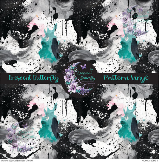 Monochrome 5 Printed Vinyl Sheet/Wrap