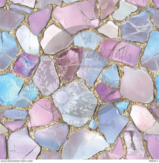 Mosaic 2 Printed Vinyl Sheet/Wrap