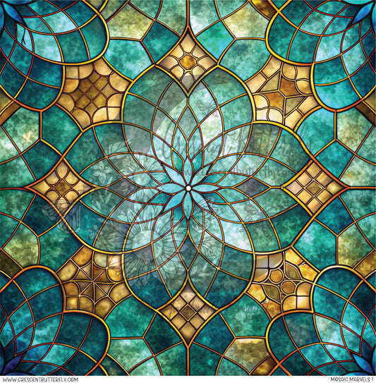 Mosaic Marvels 1 Printed Vinyl Sheet/Wrap