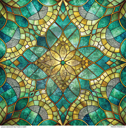 Mosaic Marvels 2 Printed Vinyl Sheet/Wrap