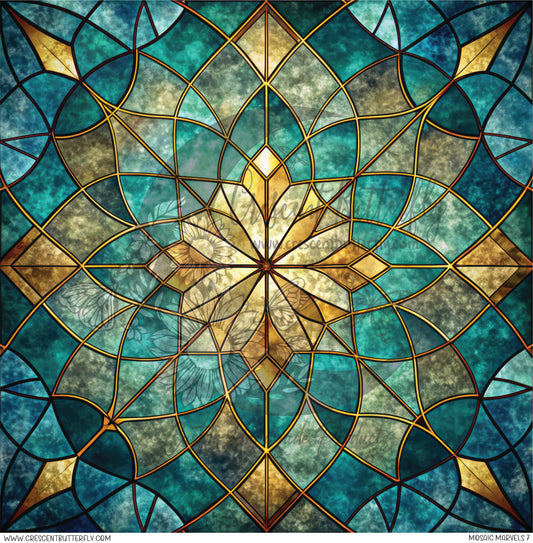 Mosaic Marvels 7 Printed Vinyl Sheet/Wrap