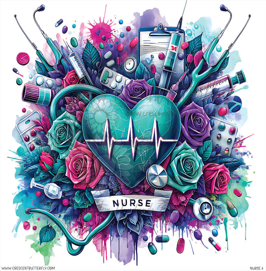 Nurse 4 Printed Vinyl Sheet/Wrap