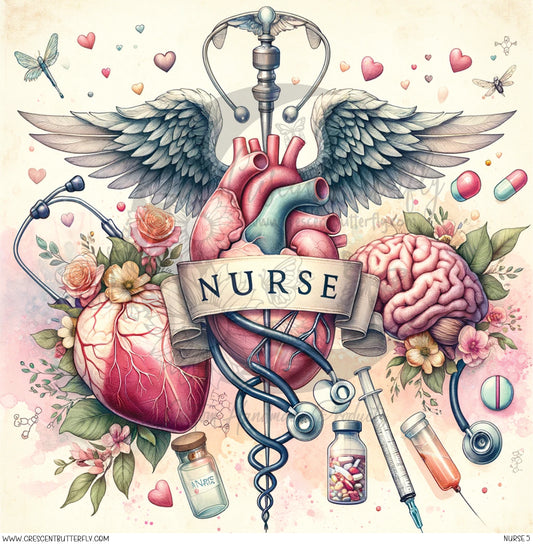 Nurse 5 Printed Vinyl Sheet/Wrap