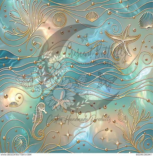 Oceans Dream 1 Printed Vinyl Sheet/Wrap