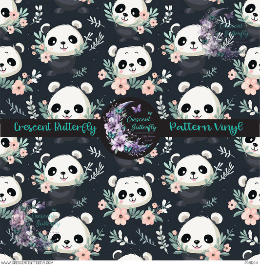 Panda 6 Printed Vinyl Sheet/Wrap