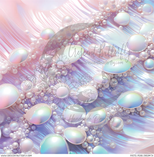 Pastel Pearl Dream 54 Printed Vinyl Sheet/Wrap