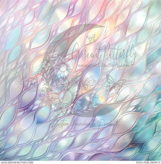 Pastel Pearl Dream 55 Printed Vinyl Sheet/Wrap