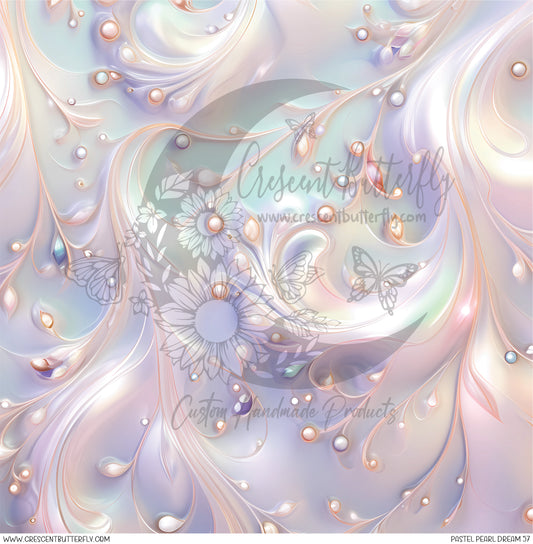 Pastel Pearl Dream 57 Printed Vinyl Sheet/Wrap