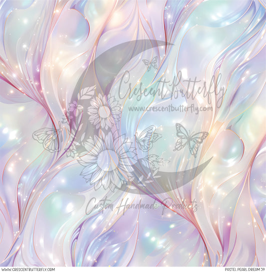 Pastel Pearl Dream 59 Printed Vinyl Sheet/Wrap