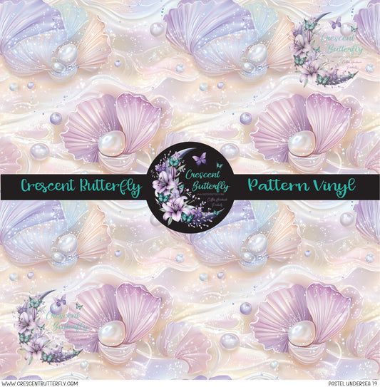 Pastel Undersea 19 Printed Vinyl Sheet/Wrap