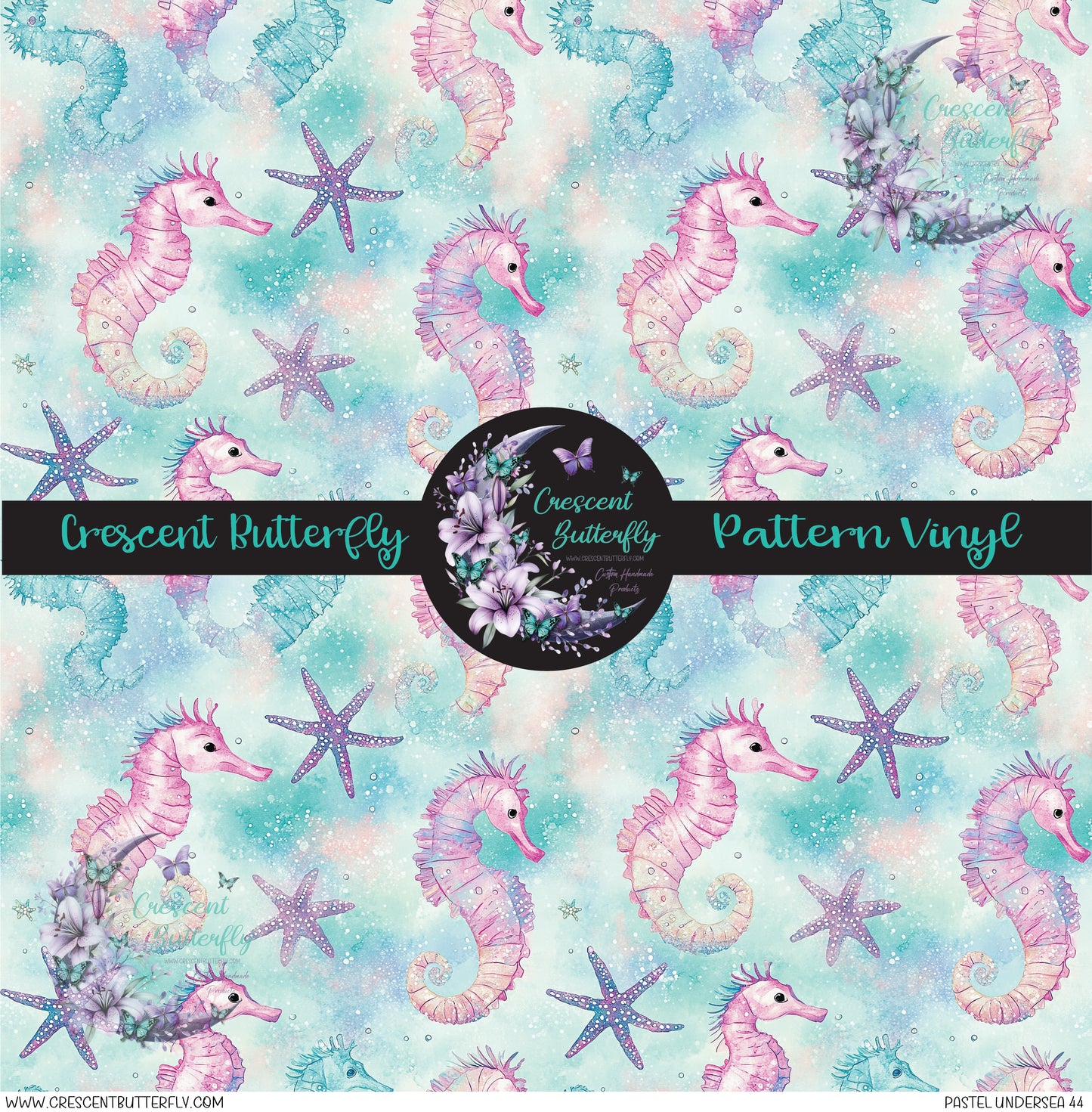 Pastel Undersea 44 Printed Vinyl Sheet/Wrap
