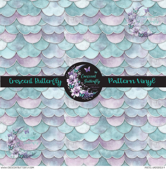 Pastel Undersea 9 Printed Vinyl Sheet/Wrap