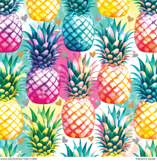 Pineapple Color Printed Vinyl Sheet/Wrap