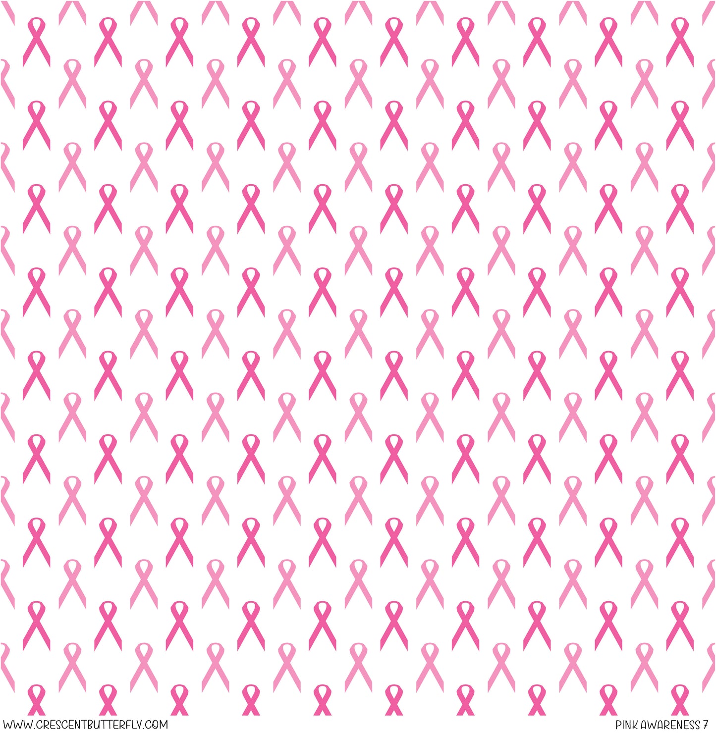 Pink Awareness 7 Printed Vinyl Sheet/Wrap