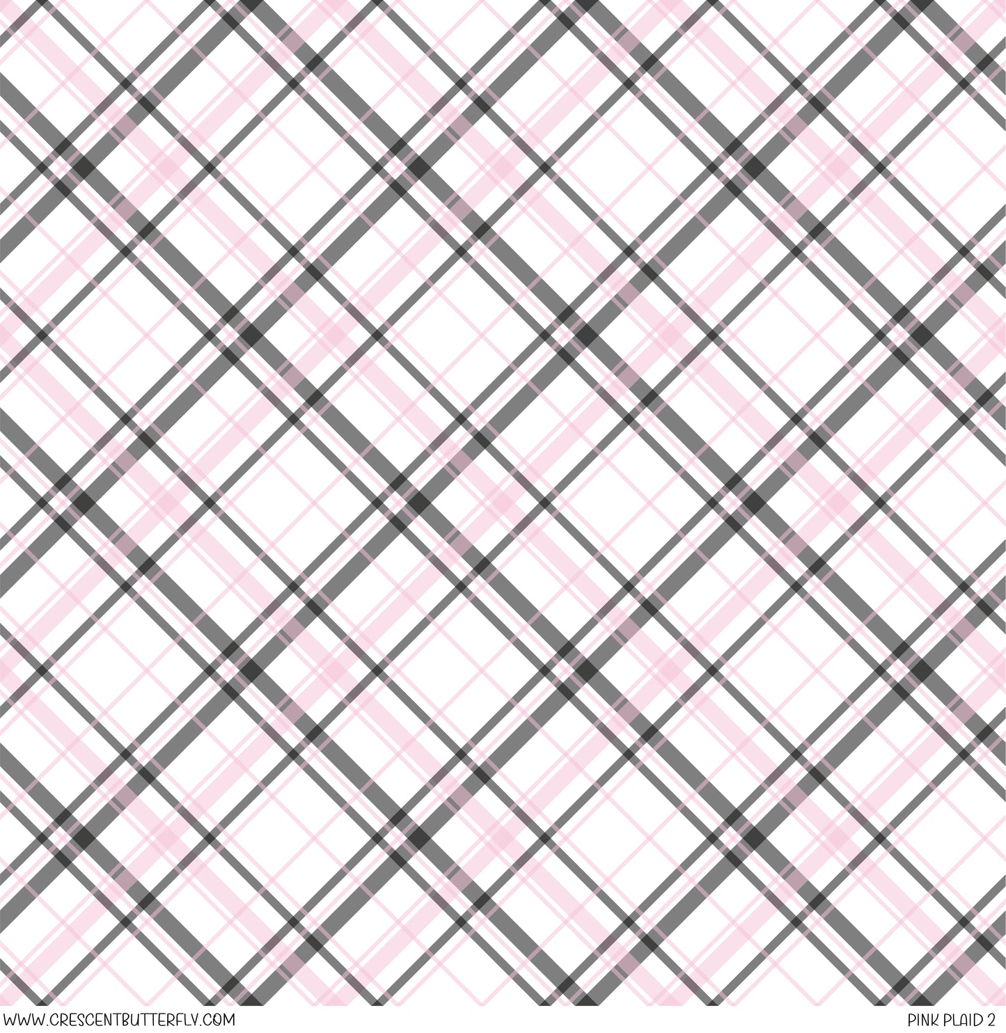 Pink Plaid 2 Printed Vinyl Sheet/Wrap