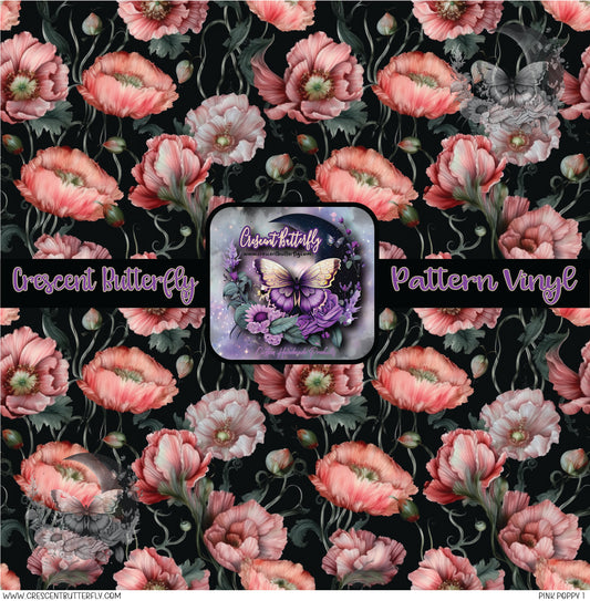 Pink Poppy 1 Printed Vinyl Sheet/Wrap