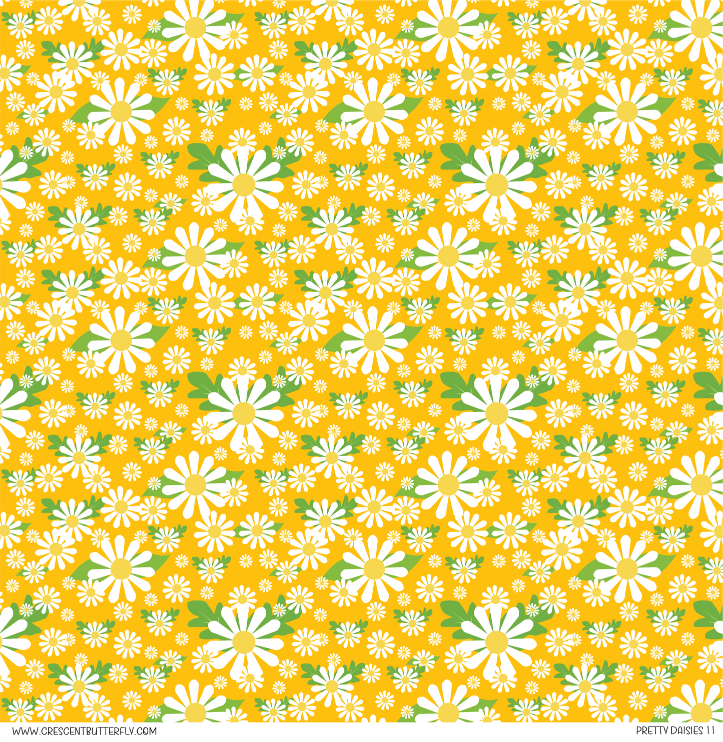 Pretty Daisies 11 Vinyl Sheet/Wrap