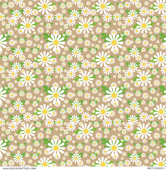 Pretty Daisies 9 Vinyl Sheet/Wrap