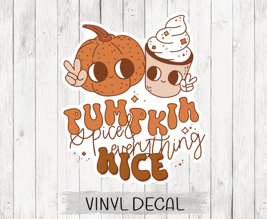 Pumpkin Spice Decal