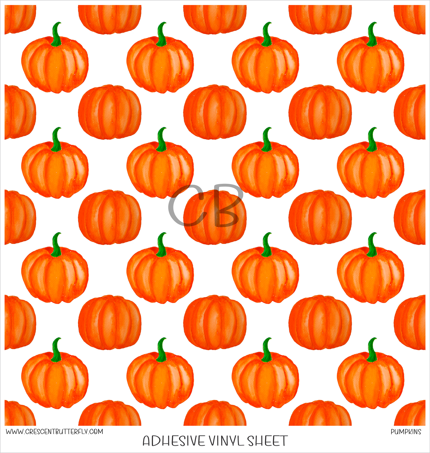 Pumpkins Printed Vinyl Sheet/Wrap