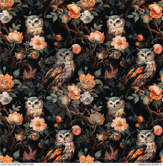 Rococo Halloween 16 Printed Vinyl Sheet/Wrap