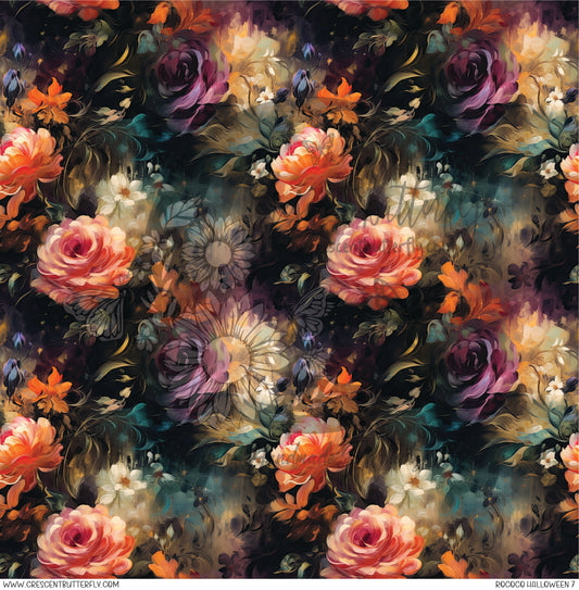 Rococo Halloween 7 Printed Vinyl Sheet/Wrap