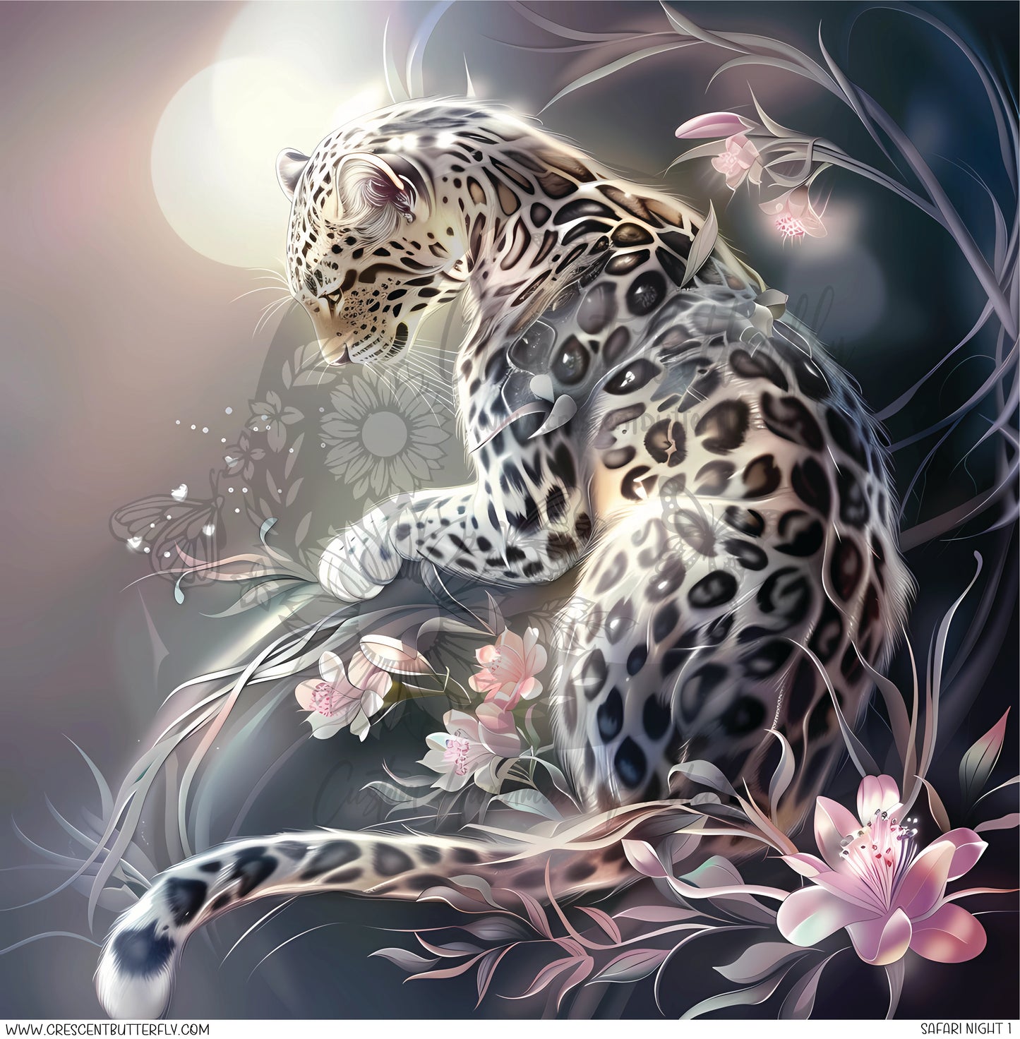 Safari Night 1 Printed Vinyl Sheet/Wrap