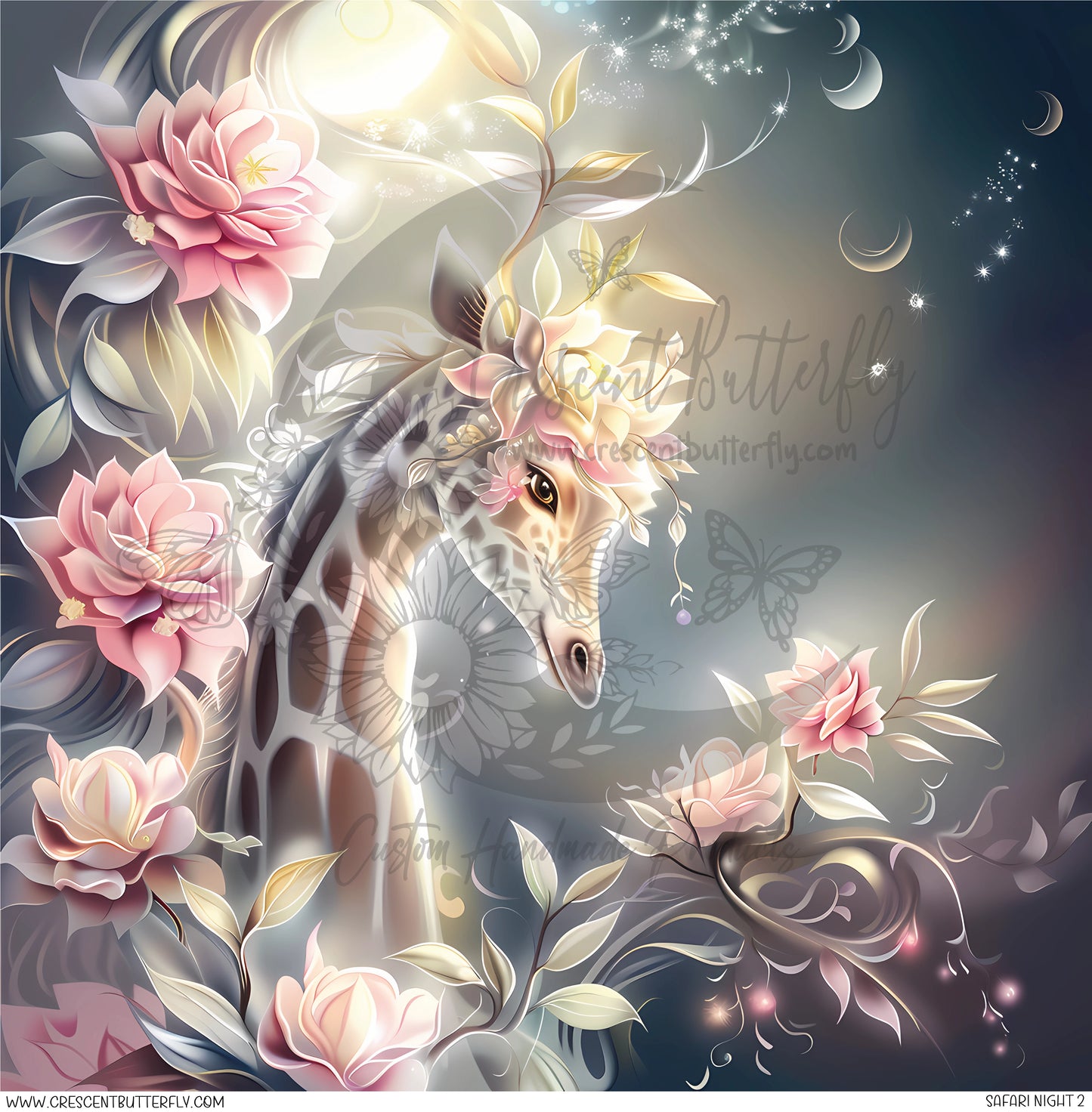 Safari Night 2 Printed Vinyl Sheet/Wrap